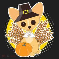Cute Thanksgiving Pilgrim Puppy Hat thumb 2