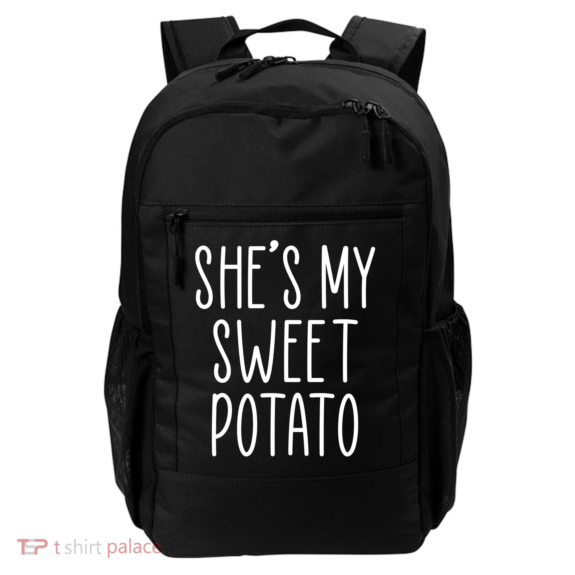Cute Thanksgiving She's My Sweet Potato Backpack