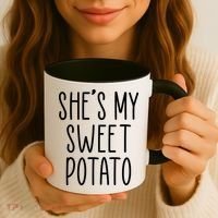 Cute Thanksgiving She's My Sweet Potato Coffee Mug thumb 3