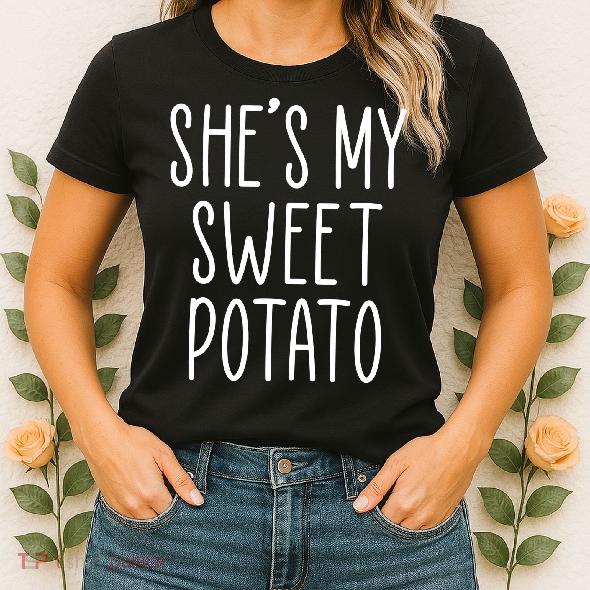 Cute Thanksgiving She's My Sweet Potato Women's T-Shirt