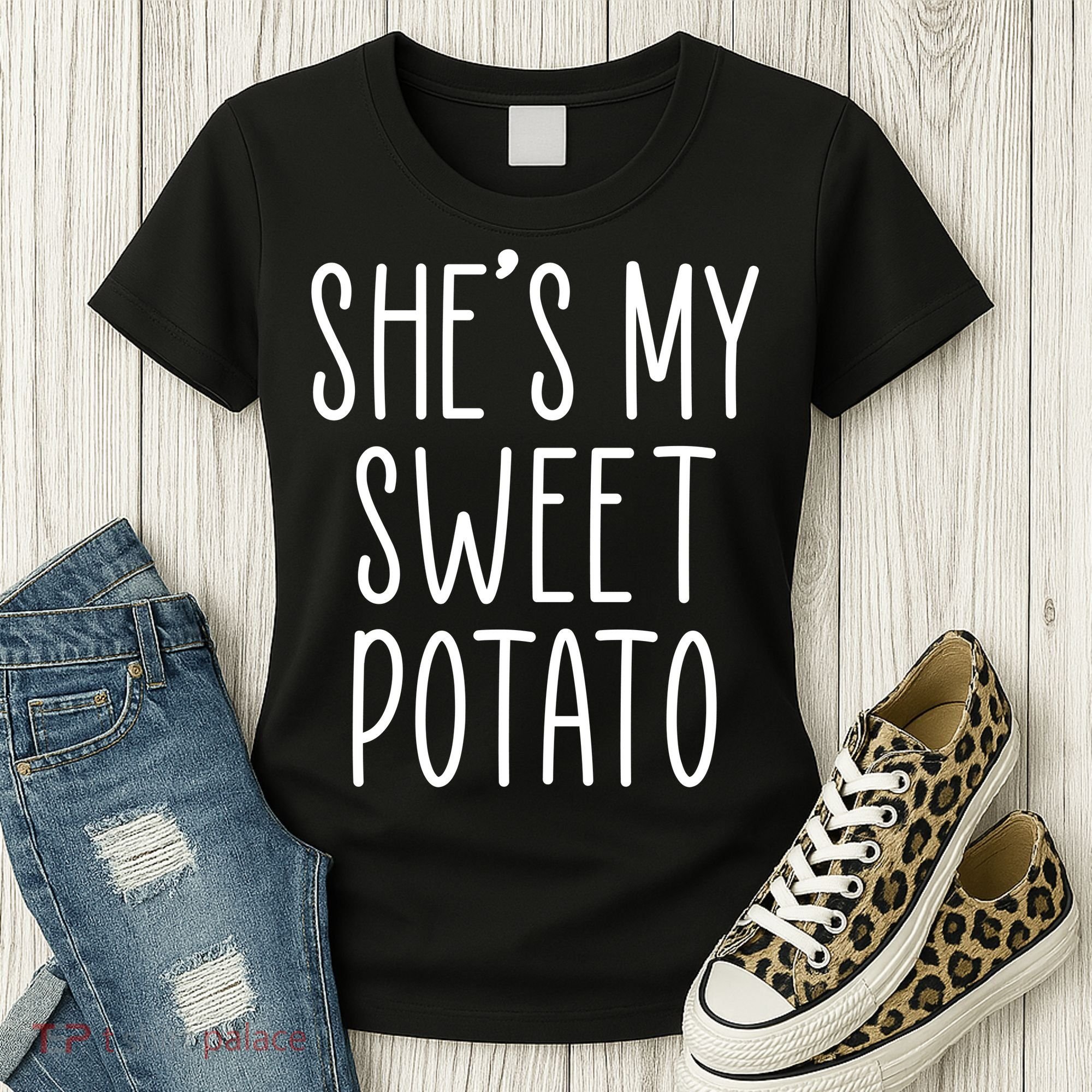 Cute Thanksgiving She's My Sweet Potato Women's T-Shirt
