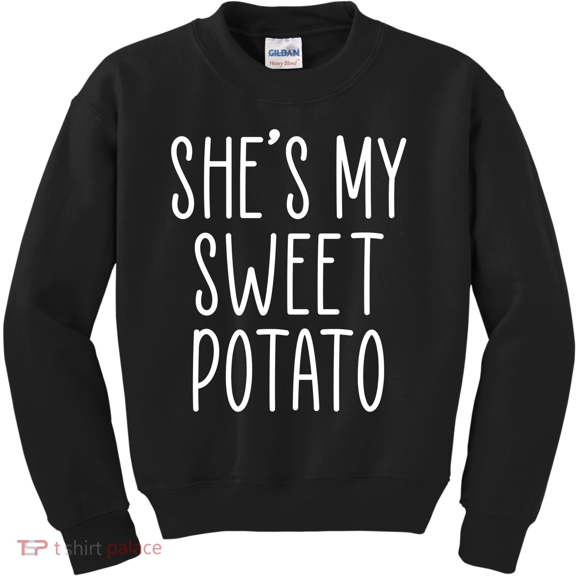 Cute Thanksgiving She's My Sweet Potato Kids Sweatshirt