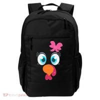 Cute Thanksgiving Turkey Girl Face Bow Tie Backpack thumb 0