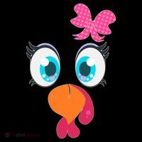 Cute Thanksgiving Turkey Girl Face Bow Tie Women's Hoodie thumb 2