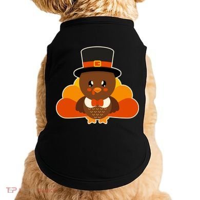 Cute Thanksgiving Turkey Little Boy Doggie Tank