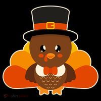 Cute Thanksgiving Turkey Little Boy Coffee Mug thumb 5