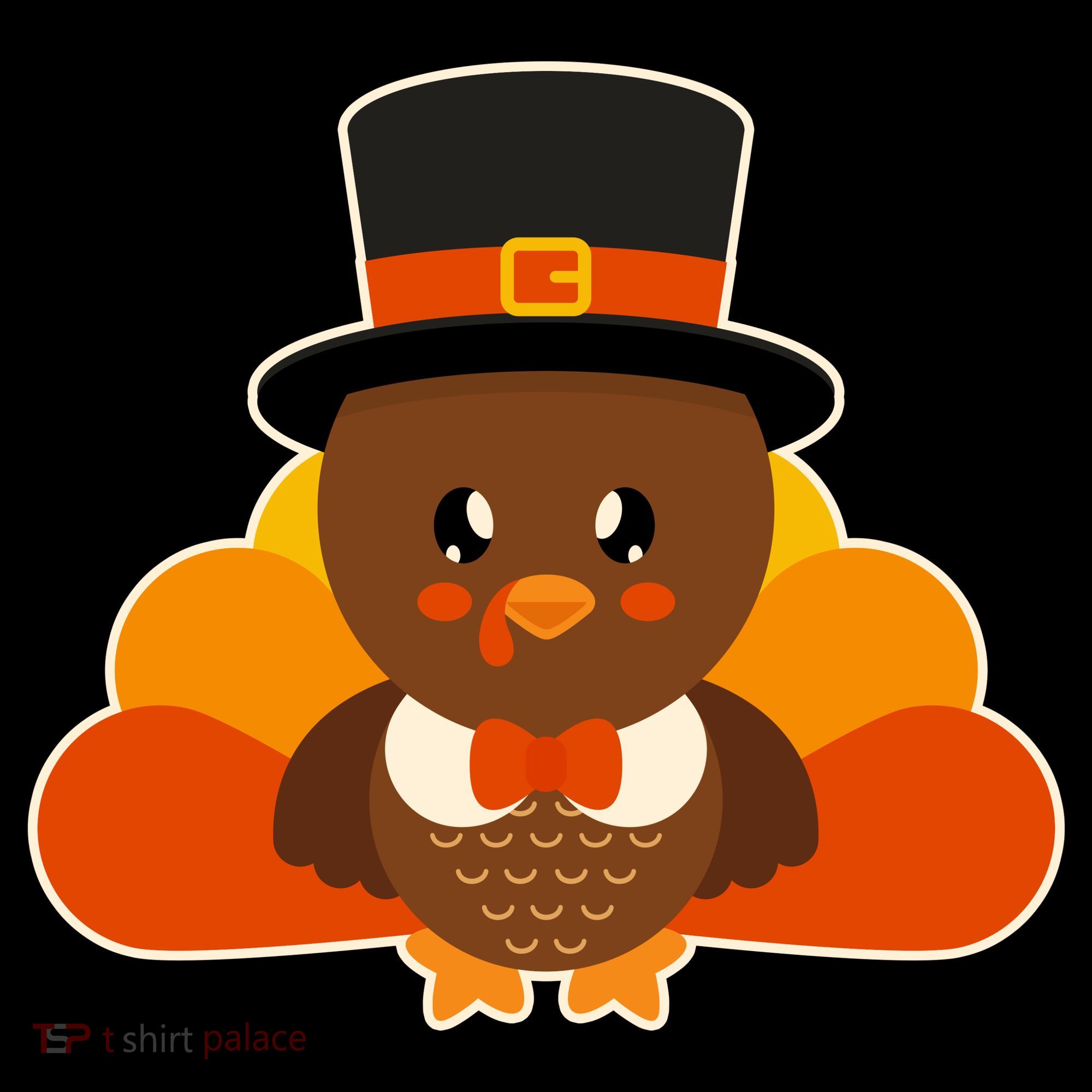 Cute Thanksgiving Turkey Little Boy Women's Hoodie