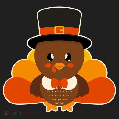 Cute Thanksgiving Turkey Little Boy 40oz Vacuum Insulated Stainless Steel Travel Tumbler