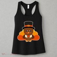 Cute Thanksgiving Turkey Little Boy Women's Tank Top thumb 3