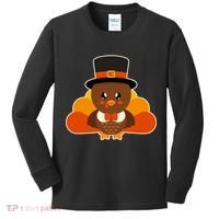 Cute Thanksgiving Turkey Little Boy Kids Long Sleeve Shirt thumb 0