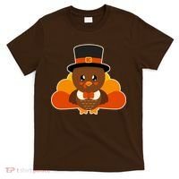 Cute Thanksgiving Turkey Little Boy T-Shirt thumb 0