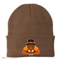 Cute Thanksgiving Turkey Little Boy Beanie thumb 0