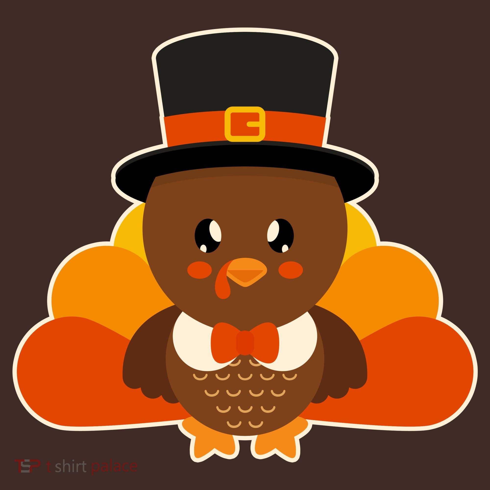 Cute Thanksgiving Turkey Little Boy Kids Hoodie