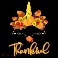Cute Thanksgiving Unicorn Thankful Turkey Coffee Mug thumb 5