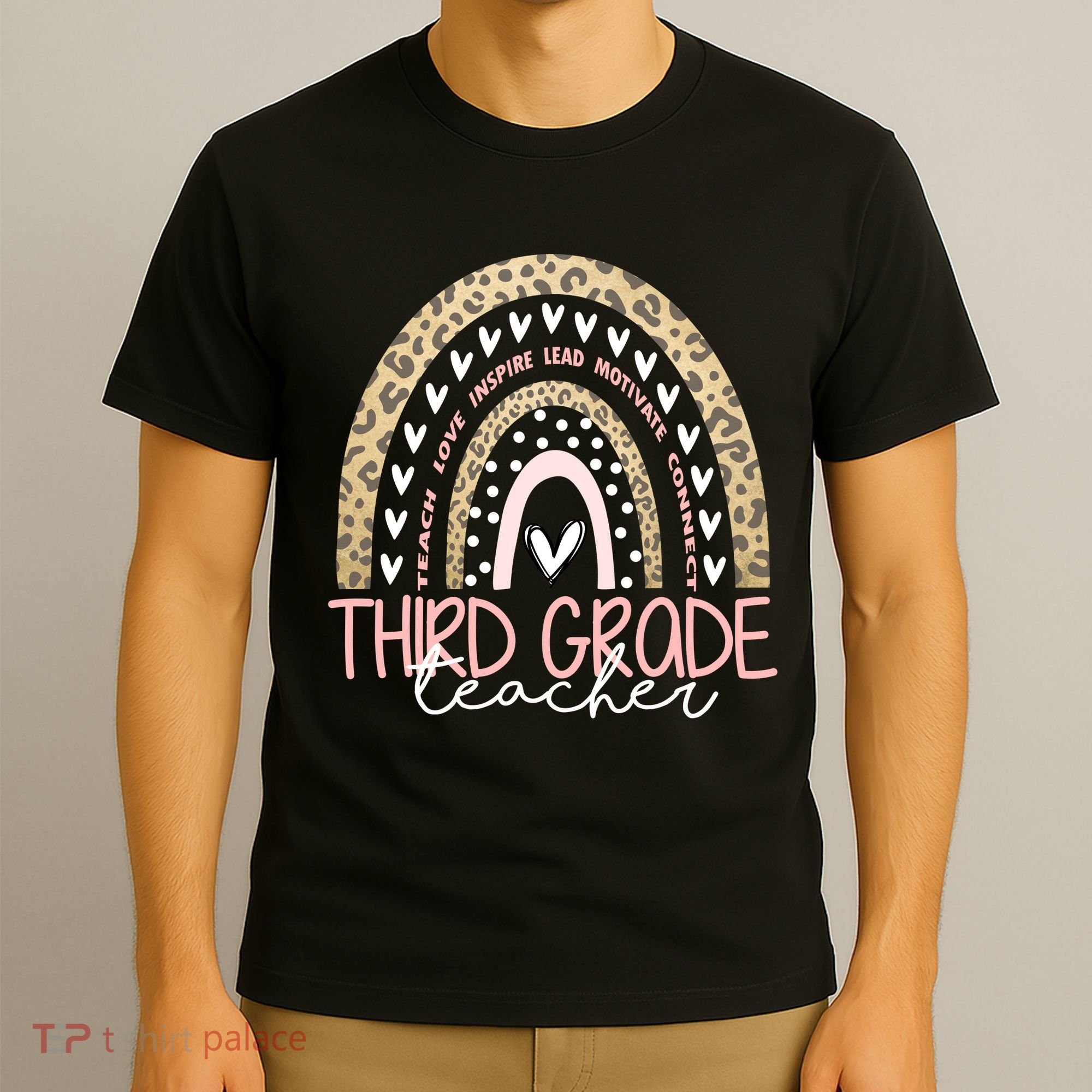Cute Third Grade Teacher Inspiring Quote T-Shirt