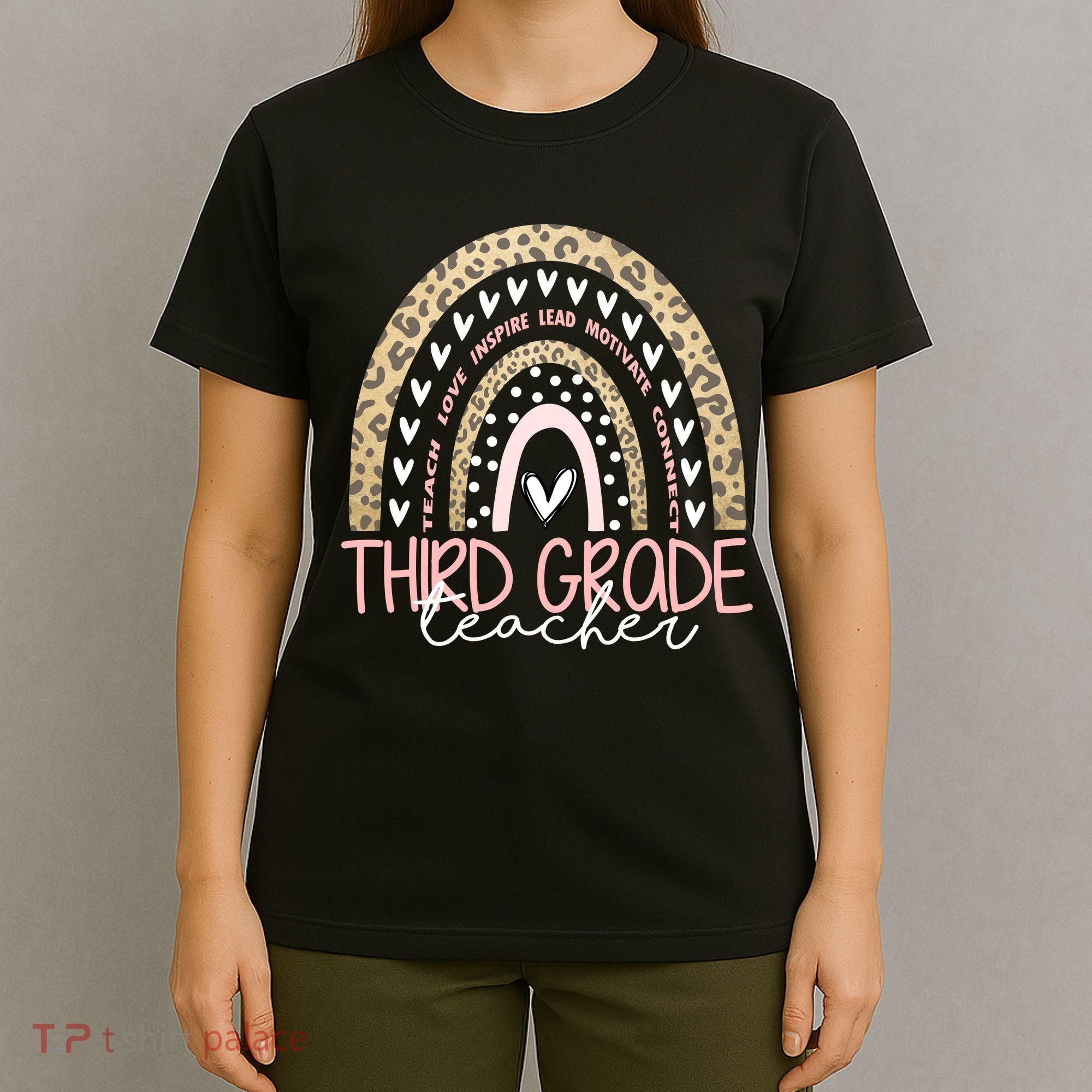 Cute Third Grade Teacher Inspiring Quote T-Shirt