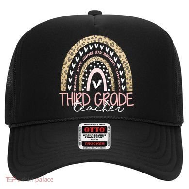 Cute Third Grade Teacher Inspiring Quote Hat