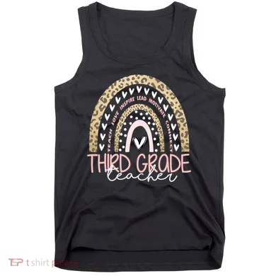 Cute Third Grade Teacher Inspiring Quote Tank Top
