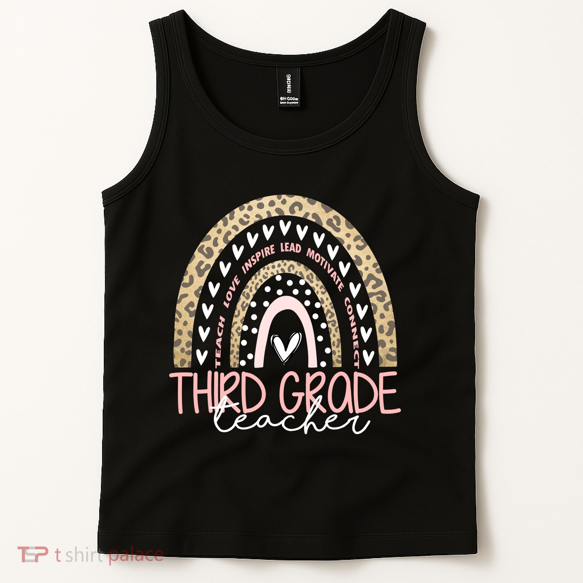 Cute Third Grade Teacher Inspiring Quote Tank Top