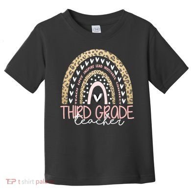 Cute Third Grade Teacher Inspiring Quote Toddler T-Shirt