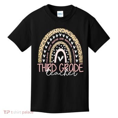 Cute Third Grade Teacher Inspiring Quote Kids T-Shirt