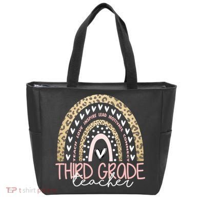 Cute Third Grade Teacher Inspiring Quote Tote Bag