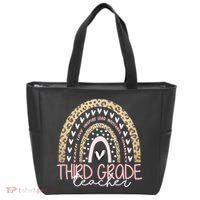 Cute Third Grade Teacher Inspiring Quote Tote Bag thumb 0