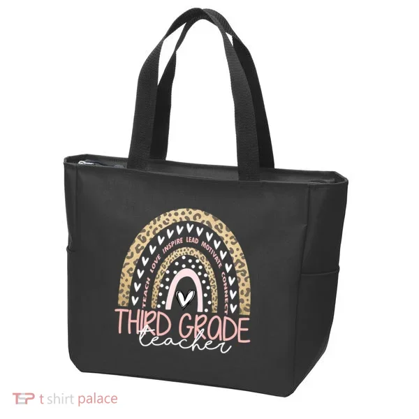 Cute Third Grade Teacher Inspiring Quote Tote Bag