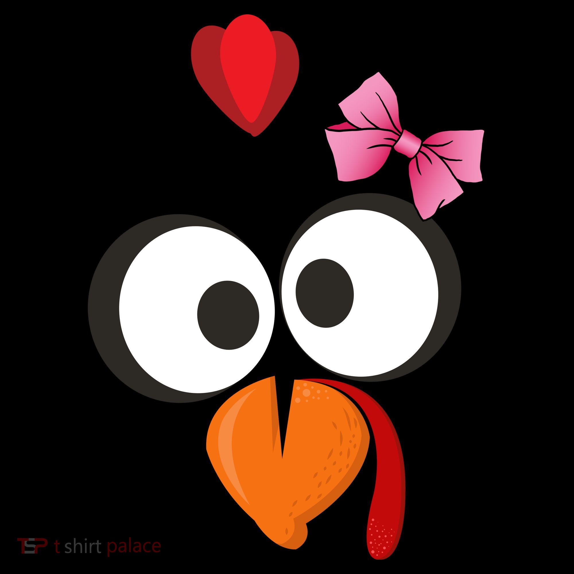 Cute Turkey Face Pink Bow Tie  Coffee Mug