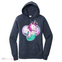 Cute Unicorn Mermaid Heart Women's Hoodie thumb 0