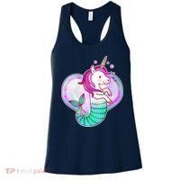Cute Unicorn Mermaid Heart Women's Tank Top thumb 0