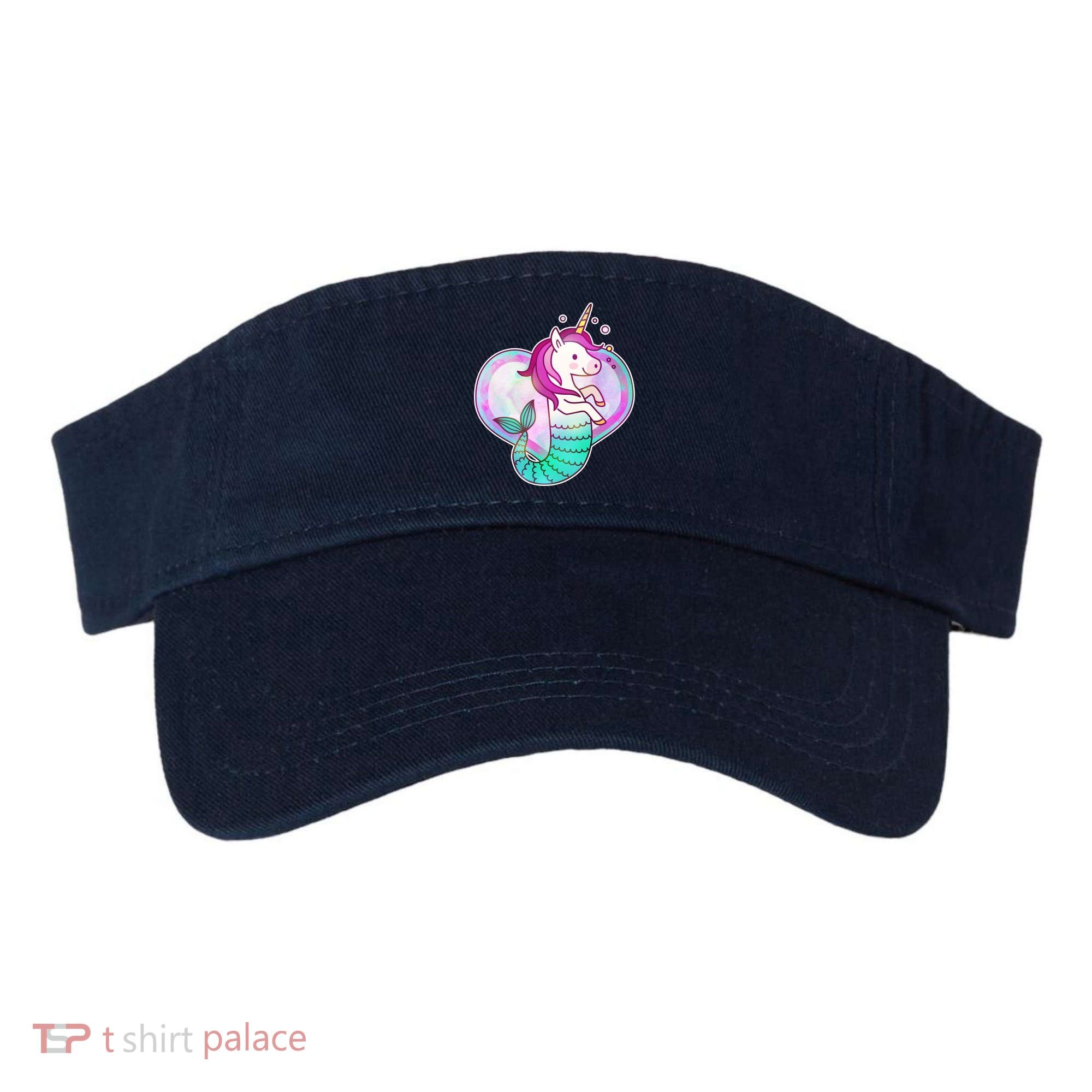 Cute Unicorn Mermaid Heart Visor