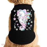 Cute Unicorn Seahorse Uni-Maid Doggie Tank thumb 0