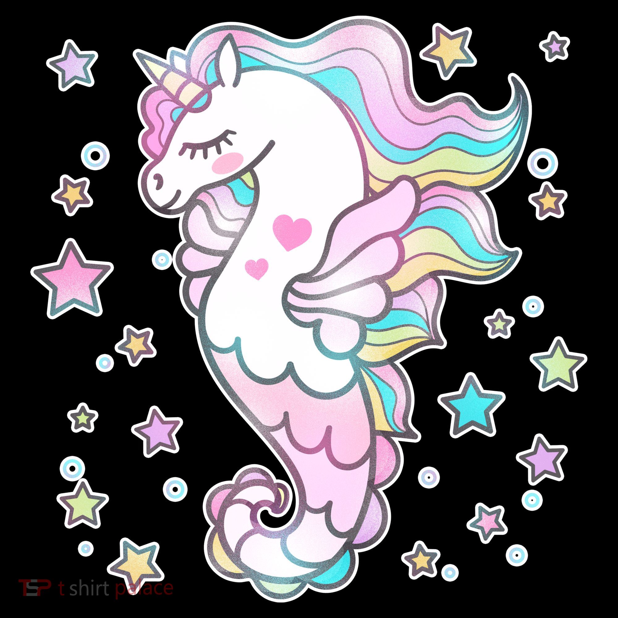 Cute Unicorn Seahorse Uni-Maid Coffee Mug