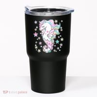 Cute Unicorn Seahorse Uni-Maid Tumbler thumb 0