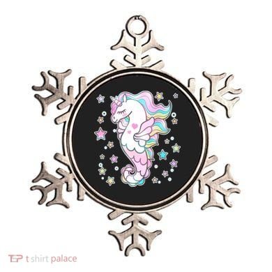 Cute Unicorn Seahorse Uni-Maid Ornament