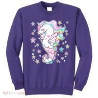Cute Unicorn Seahorse Uni-Maid Sweatshirt thumb 0