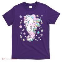 Cute Unicorn Seahorse Uni-Maid T-Shirt thumb 0