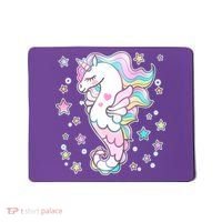 Cute Unicorn Seahorse Uni-Maid Mousepad thumb 0