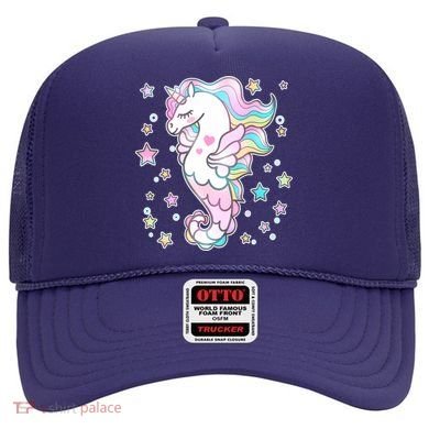 Cute Unicorn Seahorse Uni-Maid Hat