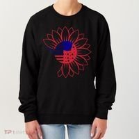 Cute USA Sunflower Flag Women's Sweatshirt thumb 0