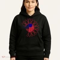 Cute USA Sunflower Flag Hoodie thumb 5
