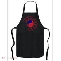 Cute USA Sunflower Flag Apron thumb 0