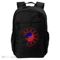 Cute USA Sunflower Flag Backpack thumb 0