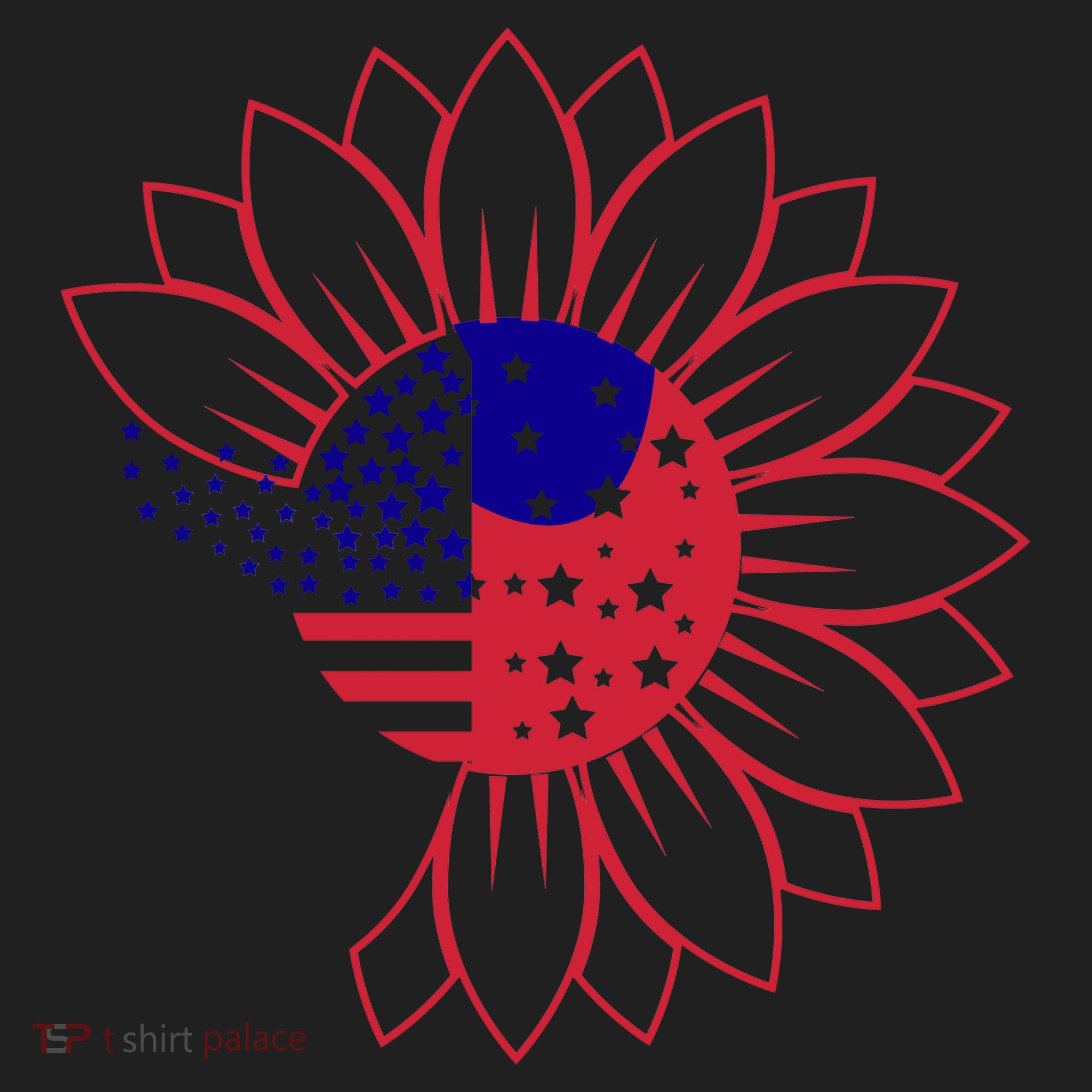Cute USA Sunflower Flag Beanie