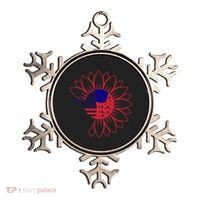 Cute USA Sunflower Flag Ornament thumb 0