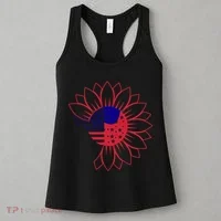 Cute USA Sunflower Flag Women's Tank Top thumb 3