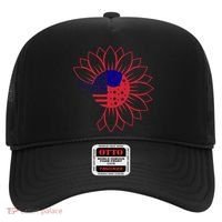 Cute USA Sunflower Flag Hat thumb 0