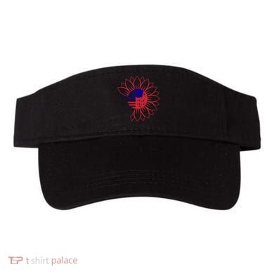 Cute USA Sunflower Flag Visor