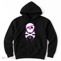 Cute Valentine Skull Eye Patch  Hoodie thumb 0